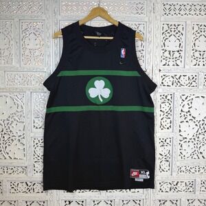 Vtg Nike NBA Boston‎ Celtics Paul Pierce 25 Clover Jersey Mens XL +2 Length